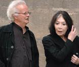 Juliette Gréco et son mari Gérard Jouannest 