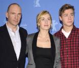 Ralph Fiennes, Kate Winslet et David Kross 