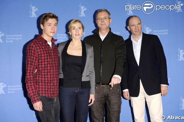 David Kross, Kate Winslet, Stephen Daldry et Ralph Fiennes 