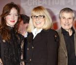 Sara Giraudeau, Mireille Darc, Claude Lelouch et Pierre Vernier au Festival de Luchon, le 7/02/09