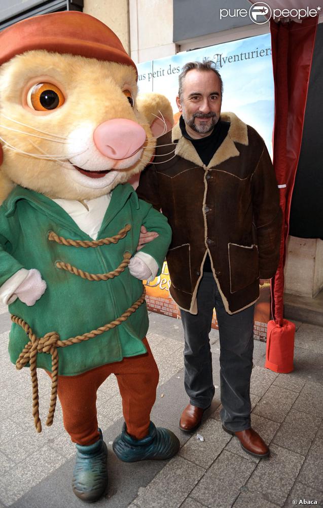 Antoine Duléry à l'avant-première de La légende Despereaux, le 8 février 2009 au Gaumont Marignan.