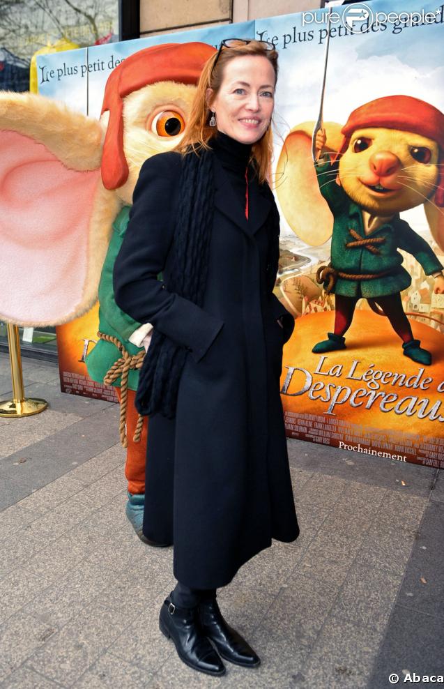 Gabrielle Lazure à l'avant-première de La légende Despereaux, le 8 février 2009 au Gaumont Marignan.