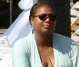 Queen Latifah à Miami. 15/02/09