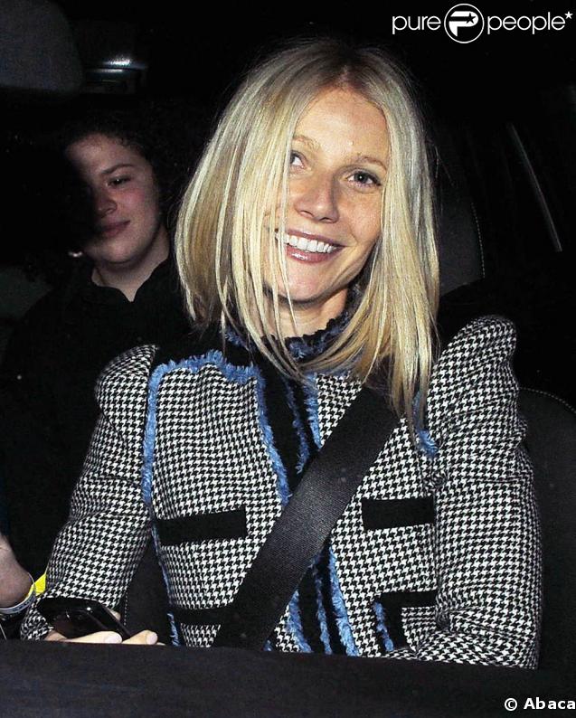 Gwyneth Paltrow à la soirée des Brit Awards 2009 !
