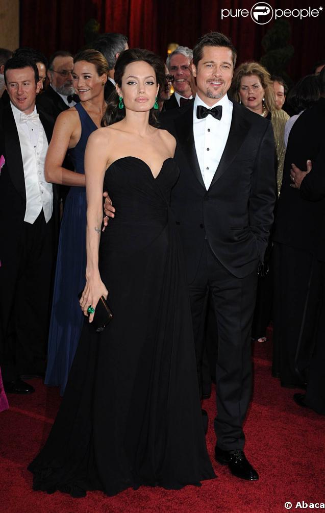 Angelina Jolie et Brad aux Oscars. 22/02/09