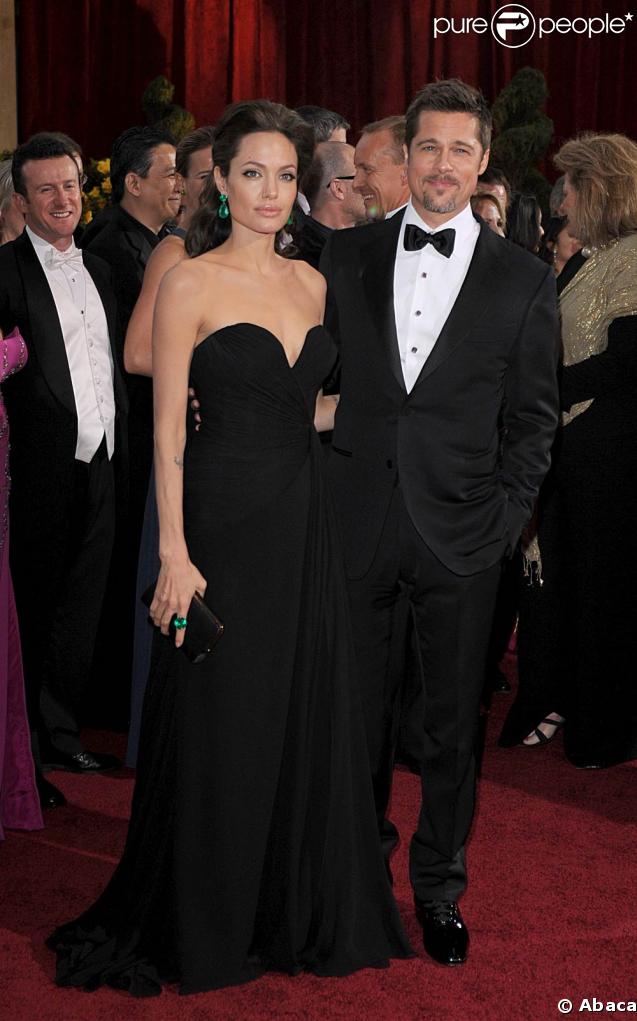 Angelina Jolie et Brad aux Oscars. 22/02/09