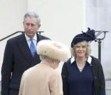 La reine Elizabeth II à l'inauguration du mémorial pour la reine-mère. 24/02/09