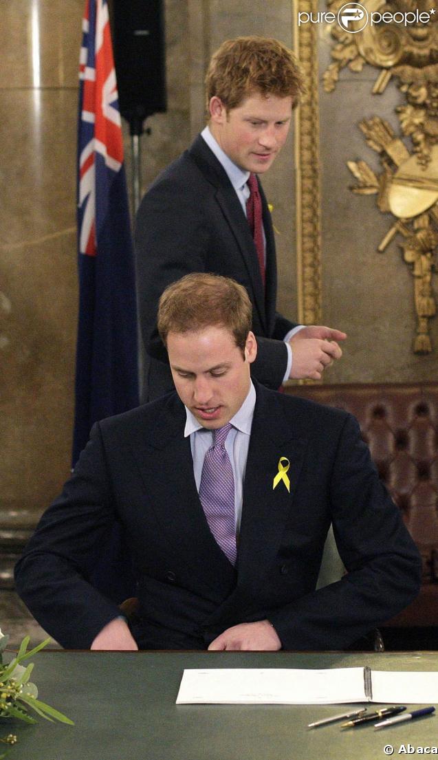 Les princes Harry et William ont rendu hommage aux victimes d'incendies en Australie, avant de se rendre à l'inauguration du mémorial... 24/02/09