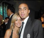 David Trezeguet et sa femme, Béatrice.