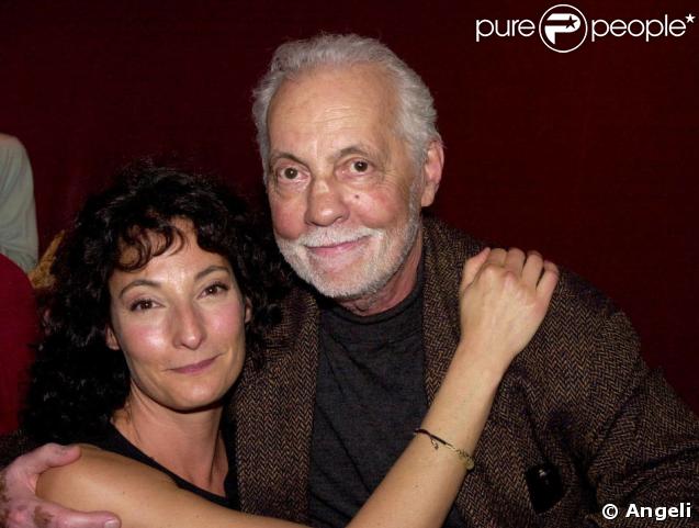 Michel Serrault et sa fille Nathalie 
