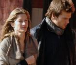 Gisele Bündchen et Tom Brady en novembre 2008 dans les rues de Manhattan 