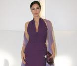 Monica Bellucci, époustouflante en Dior (pour la robe) et Cartier (pour le collier) 