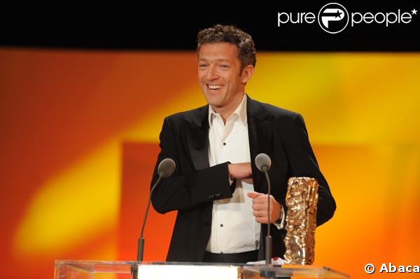 Vincent Cassel, Cesar du meilleur acteur pour Mesrine sous l'ovation du métier et avec tout l'amour de sa femme Monica Bellucci