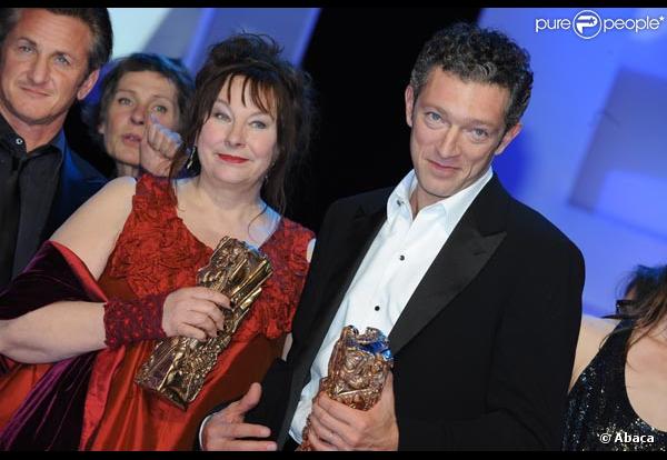 Vincent Cassel et Yolande Moreau les grands gagnants de la soirée des Cesar, meilleur acteur et meilleure actrice 