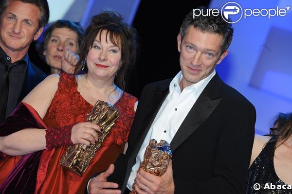Vincent Cassel et Yolande Moreau les grands gagnants de la soirée des Cesar, meilleur acteur et meilleure actrice 