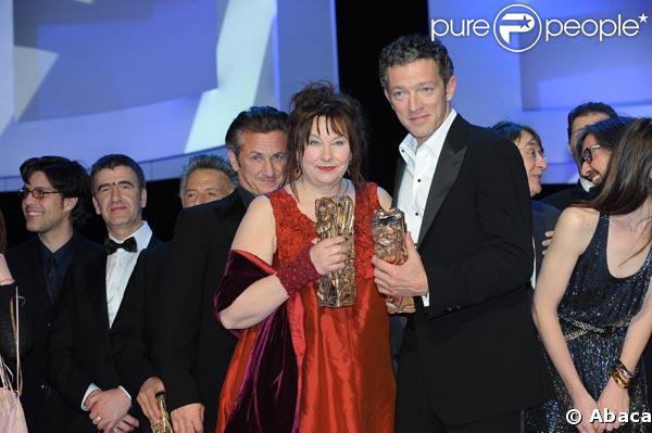 Vincent Cassel et Yolande Moreau les grands gagnants de la soirée des cesar