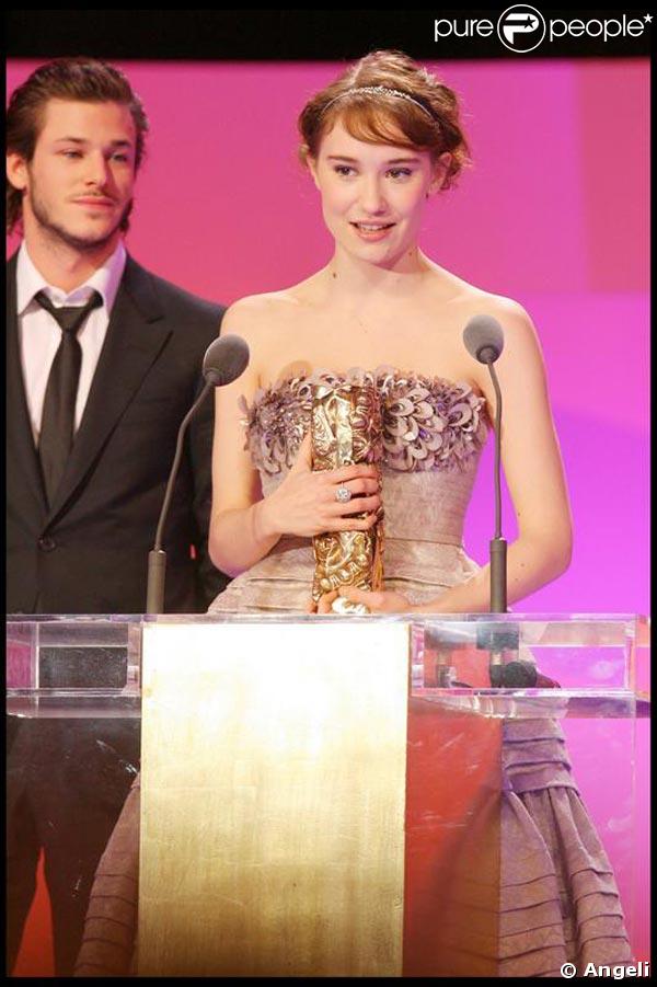 Les César 2009 : Gaspard Ulliel et Deborah François 