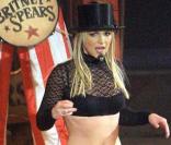 Britney Spears lors de son concert au Good Morning America