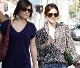 Rachel et sa copine pour une virée shopping