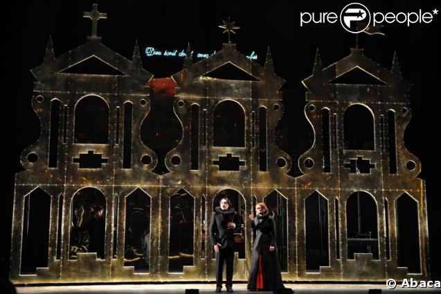 Le spectacle Le Soulier de satin mis en scène par Oliver Py au théâtre de l'Odéon à Paris le 4 mars 2009