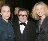 Kristin Scott Thomas, Alber Elbaz et Alexandra Lamy au défilé Lanvin
