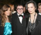 Jade Jagger, Alber Elbaz et Bianca Jagger au défilé Lanvin