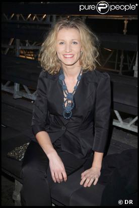 Alexandra Lamy au défilé Lanvin