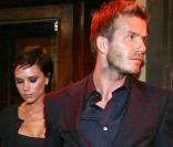 Victoria et David Beckham, au restaurant Da Giacomo, à Milan, le 8 mars 2009.