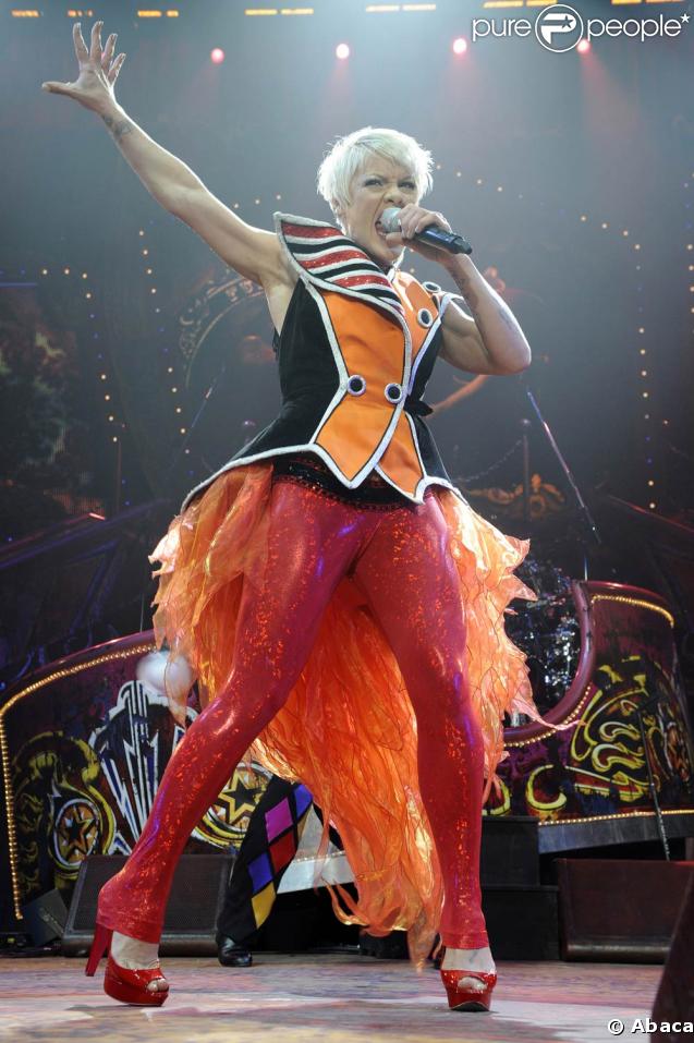 Pink à Paris-Bercy le 9 mars 2009 : la plus subversive des popstars en action ! 