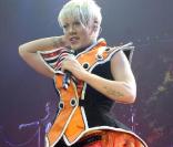 Pink à Paris-Bercy le 9 mars 2009 : un costume audacieux et flamboyant ! 