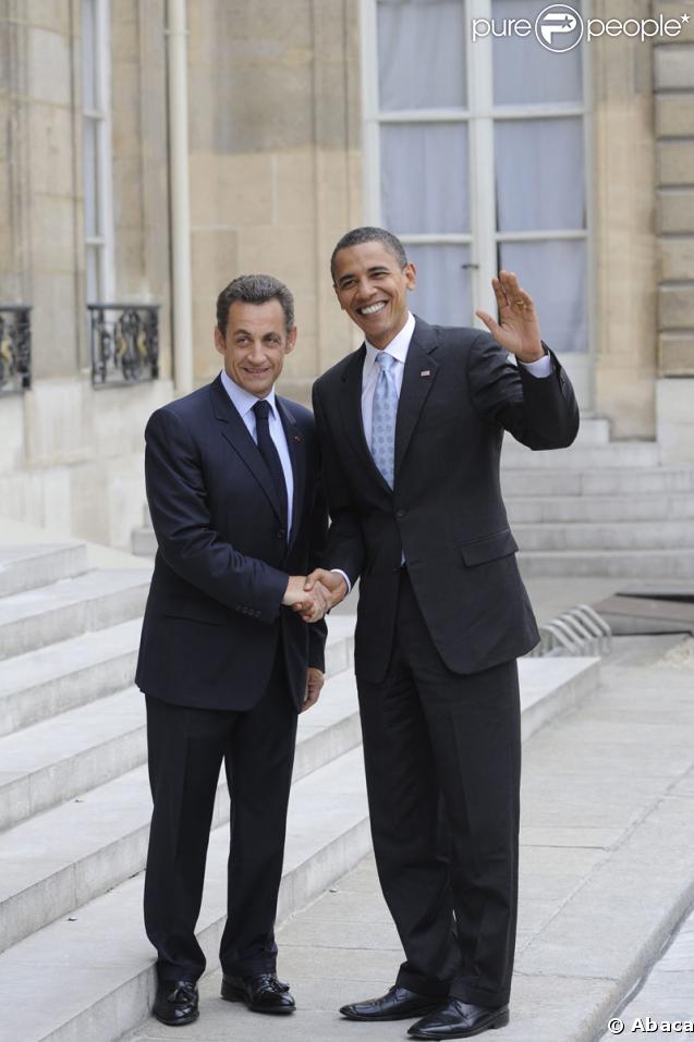 nicolas sarkozy obama. Obama et Nicolas Sarkozy