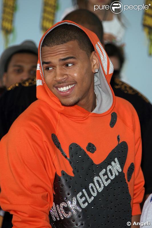 Chris Brown lors des Kids Choice Awards en 2008