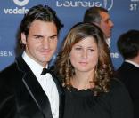    Roger Federer et sa fiancée Miroslava Vavrinec   