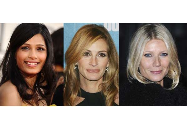 Freida Pinto, Julia Roberts et Gwyneth Paltrow
