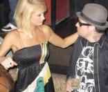 Paris Hilton et son ex Benji Madden lors d'une soirée à L.A 