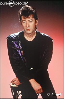 Alain Bashung sur le plateau de l'émission de Patrick Sébastien "Sébastien c'est fou"...