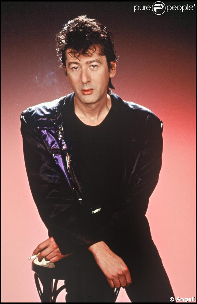 Alain Bashung sur le plateau de l'émission de Patrick Sébastien 