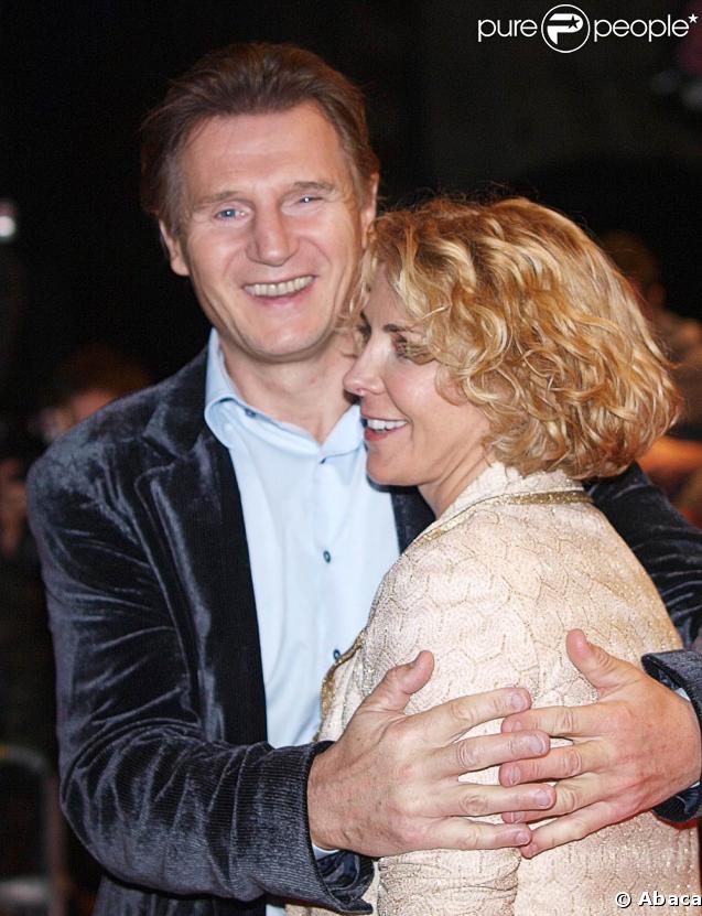 Liam Neesom et sa femme, la regrettée Natasha Richardson, qui vient de nous quitter...
