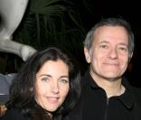 Francis Huster et sa femme Christina Réali qui tient un rôle dans le film 