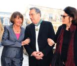 Stephen Frears, Anouk Aimé et Christine Albanel 