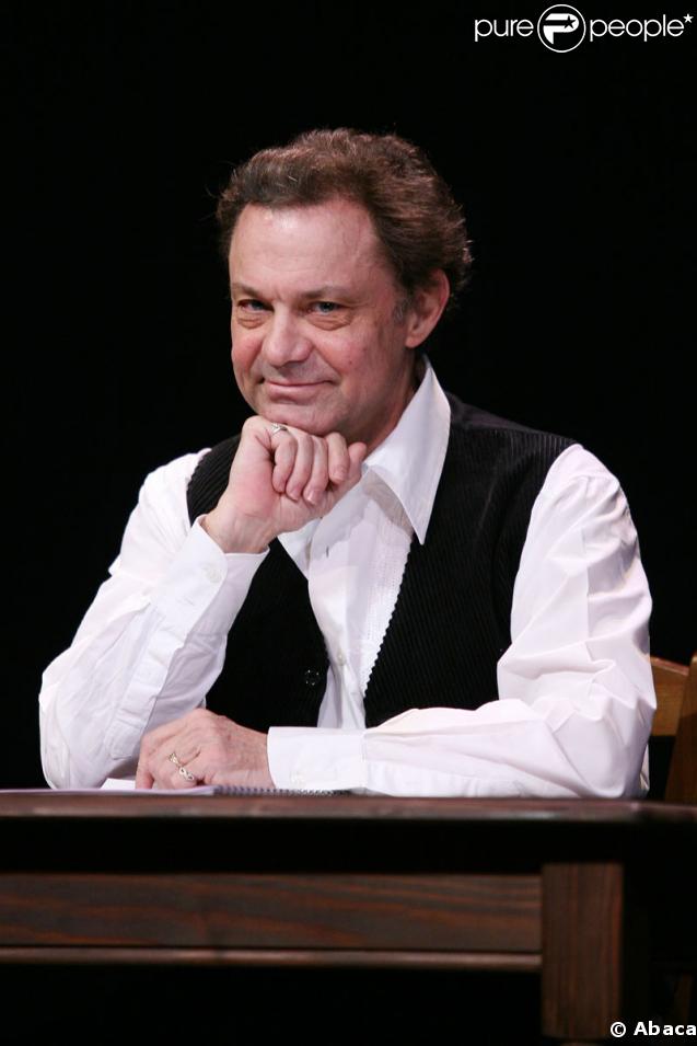 Philippe Caubère dans la pièce de théâtre Jules et Marcel, au théâtre Hébertot en répétition le 17 mars 2009