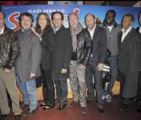 Kad Merad, Olivier Baroux, Omar Sy et toute l'équipe du film, au Gaumont Opéra, le 23 mars 2009, à l'occasion de l'avant-première de 