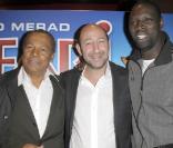 Greg Germain, Kad Merad et Omar Sy, au Gaumont Opéra, le 23 mars 2009, à l'occasion de l'avant-première de 