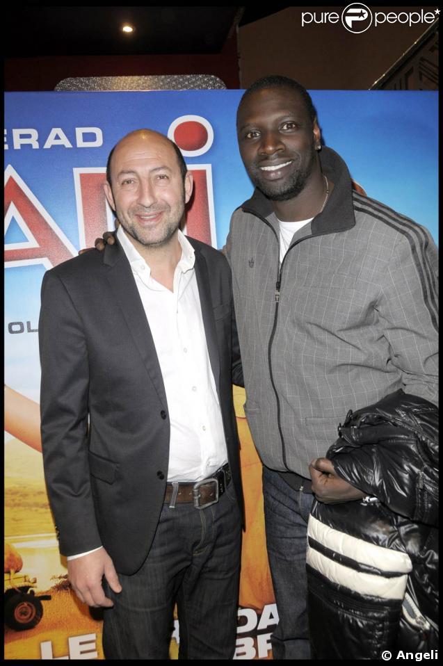 Kad Merad et Omar Sy, au Gaumont Opéra, le 23 mars 2009, à l'occasion de l'avant-première de 