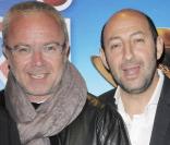 Olivier Baroux et Kad Merad, au Gaumont Opéra, le 23 mars 2009, à l'occasion de l'avant-première de 