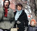 Helena Christensen, Norman Reedus et son fils en 2005