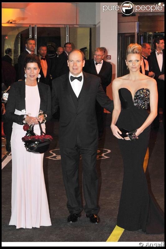 La princesse Caroline de Hanovre lors du Bal de la Rose à Monaco le 28 mars 2009