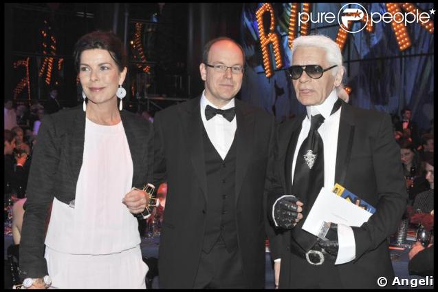 La princesse Caroline de Hanovre lors du Bal de la Rose à Monaco le 28 mars 2009