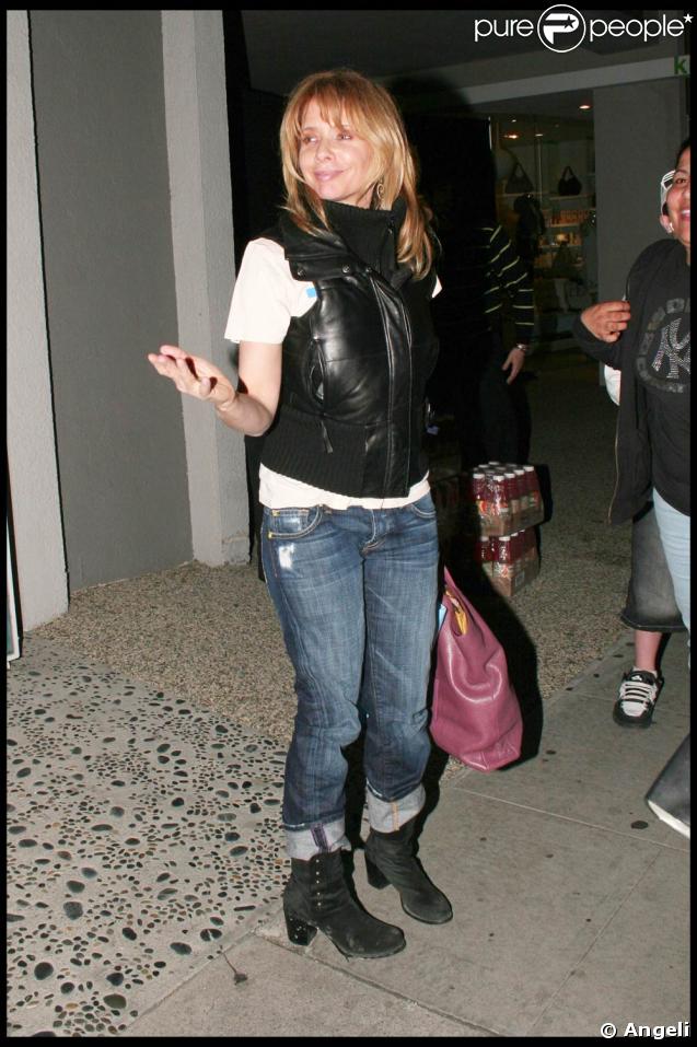 Rosanna Arquette, à la boutique Kitson, à West Hollywood, le 26 mars 2009, à l'occasion du lancement de leur nouvelle collection printemps/été 2009 !