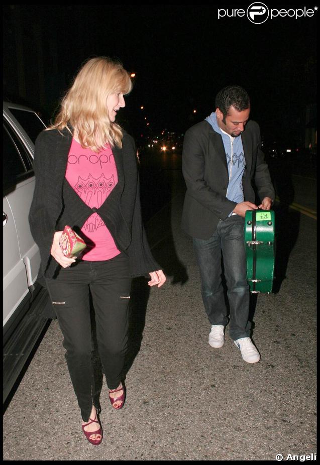 Laura Dern et Ben Harper, à la boutique Kitson, à West Hollywood, le 26 mars 2009, à l'occasion du lancement de leur nouvelle collection printemps/été 2009 !